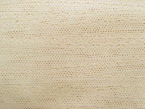 Great value 14mm Dainty Spots Cotton Lace Trim- Natural #T116 available to order online New Zealand