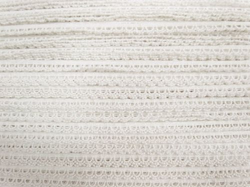 Great value 8mm Rising Sun Lace Trim- Ivory #T120 available to order online New Zealand