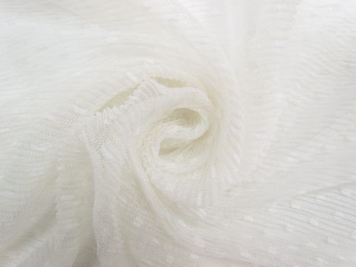 Great value Pleated Hail Spot Mesh- Angel Ivory #9214 available to order online New Zealand