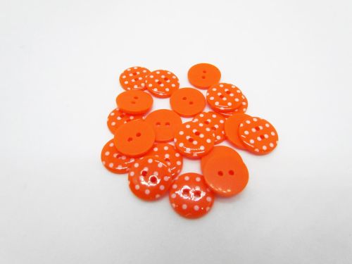 Great value 16mm Button- FB392 Orange available to order online New Zealand