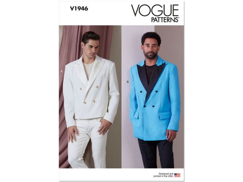 Great value Vogue Pattern VV1946 Men’s Jacket- Size MUU(34-36-38-40) available to order online New Zealand