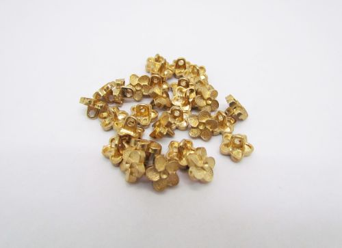 Great value 10mm Button- FB508 Gold available to order online New Zealand