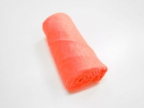 Great value 1m Mini Roll Remnant-Active Matte Spandex- Shocking Orange Marle available to order online New Zealand