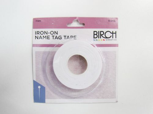 Great value Iron On Name Tag Tape- White available to order online New Zealand
