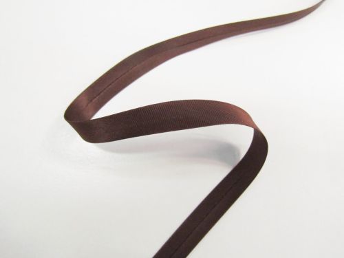 Great value 9mm Satin Bias Binding- Brown #T198 available to order online New Zealand