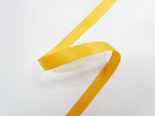 Great value 16mm Double Faced Satin Ribbon- Daisy Yellow #T217 available to order online New Zealand