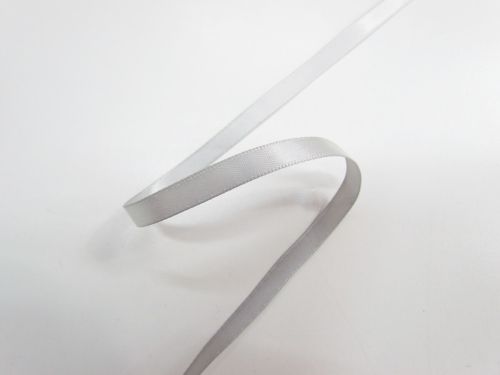 Great value 6mm Double Faced Satin Ribbon- Grey #T224 available to order online New Zealand
