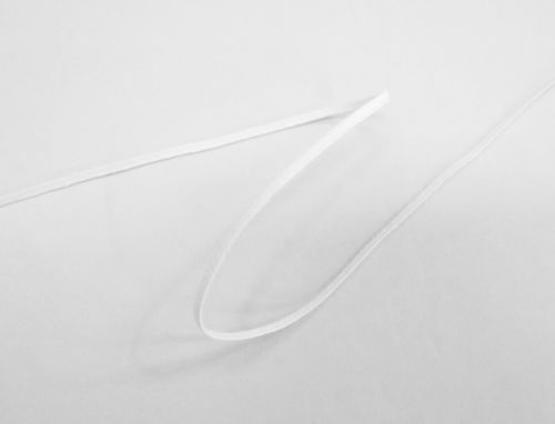 Great value 3mm Braided Elastic- White #T247 available to order online New Zealand
