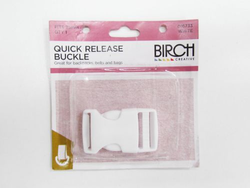 Great value Quick Release Buckle- 25mm - White available to order online New Zealand