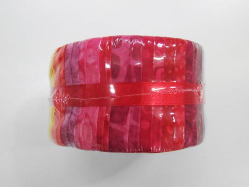 Great value Batik- Colour Wheels Jelly Roll- Designers Palette- Col. A available to order online New Zealand