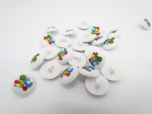 Great value 15mm Button- FB614 White available to order online New Zealand