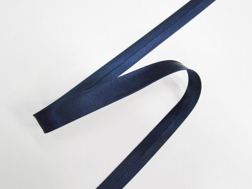 Great value 12mm Satin Bias Binding- 008023-NAVY- 46 available to order online New Zealand