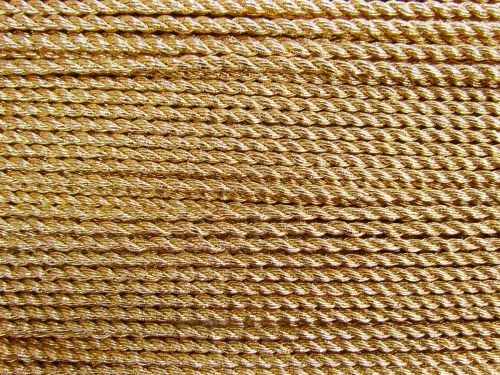 Great value 4mm Metallic Twisted Cord Trim- Warm Gold #T301 available to order online New Zealand