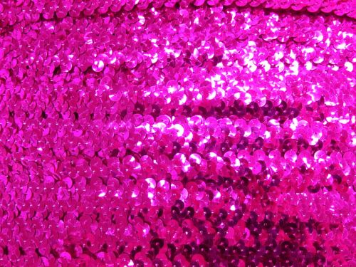 Great value Stretch Sequin Trim- 2 Row- Magenta #T306 available to order online New Zealand