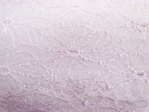 Great value 120mm Lilacs Blooming Stretch Lace Trim #T334 available to order online New Zealand