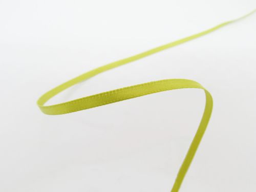 Great value 3mm Double Faced Satin Ribbon- Light Yellow #T359 available to order online New Zealand