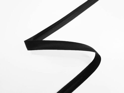 Great value 12mm Satin Bias Binding- Black #T388 available to order online New Zealand