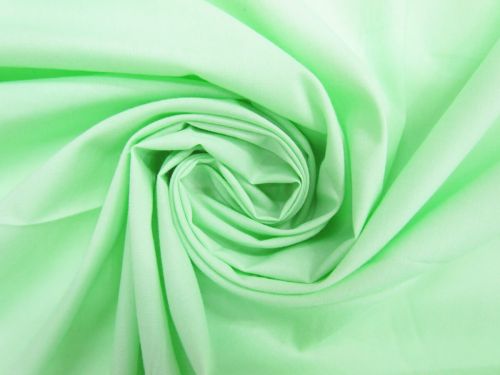 Great value Cotton Blend Poplin- Bright Mint #10581 available to order online New Zealand