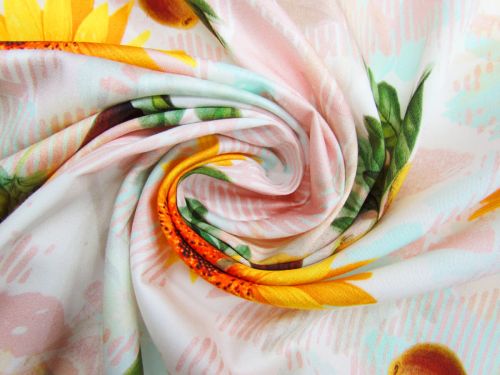 Great value Celia's Sunflowers Cotton Sateen #10734 available to order online New Zealand