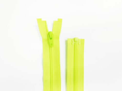 Great value 30cm YKK Open End No. 3 Zip- Neon Green #TRW157 available to order online New Zealand