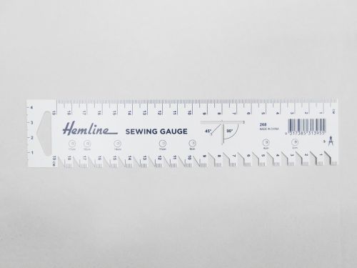 Great value Hemline Sewing Ruler & Seam Gauge- 19cm available to order online New Zealand