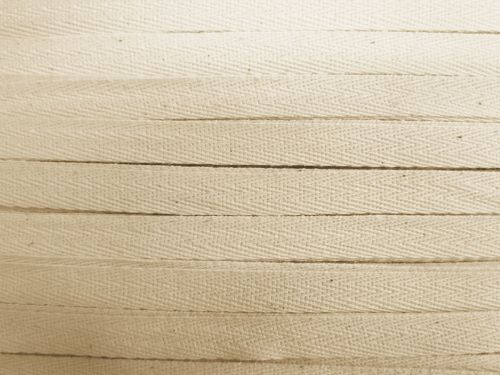 Great value 100m Roll of 15mm Seeded Cotton Webbing Tape- Natural #T270 available to order online New Zealand