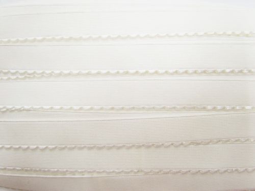 Great value 50m Roll of 20mm Lingerie Elastic- Creamy White #221 available to order online New Zealand