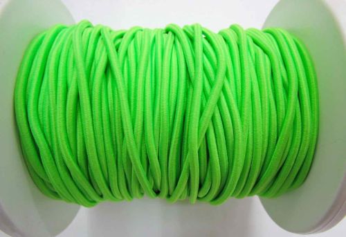 Great value 50m Roll of Bungee Cord Elastic- Fluro Green available to order online New Zealand