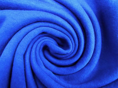 Great value Cotton Blend Brushed Fleece- Royal Azure #11115 available to order online New Zealand