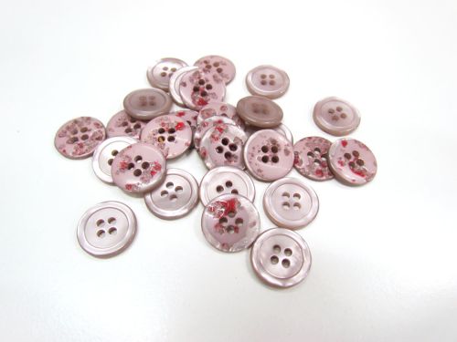 Great value 18mm Button- FB643 Mottled Mauve available to order online New Zealand