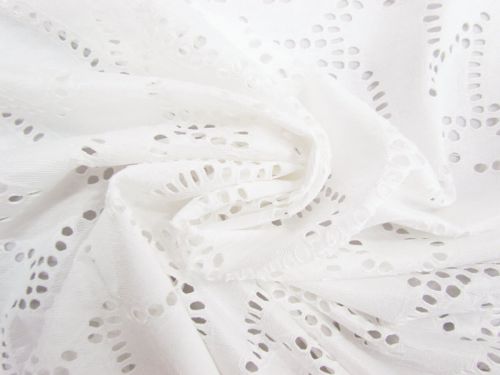 Great value Serpentine Swirls Eyelet Spandex Knit #11228 available to order online New Zealand