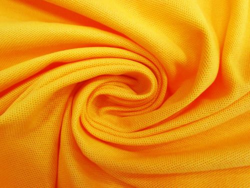 Great value Cotton Blend Pique Knit- Summer Yellow #11410 available to order online New Zealand