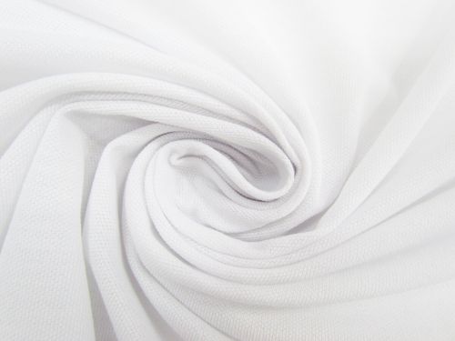 Great value Cotton Blend Pique Knit- Feather White #11412 available to order online New Zealand