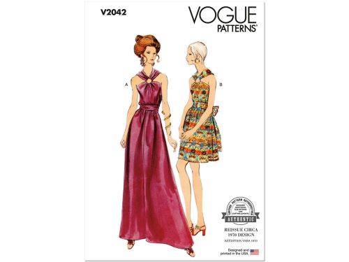 Great value Vogue Pattern V2042 MISSES DRESS- Size B5(8-10-12-14-16) available to order online New Zealand