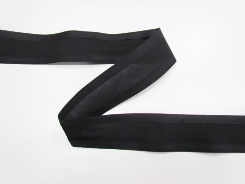 Great value 50mm Cotton Poly Bias Binding- Black #T523 available to order online New Zealand