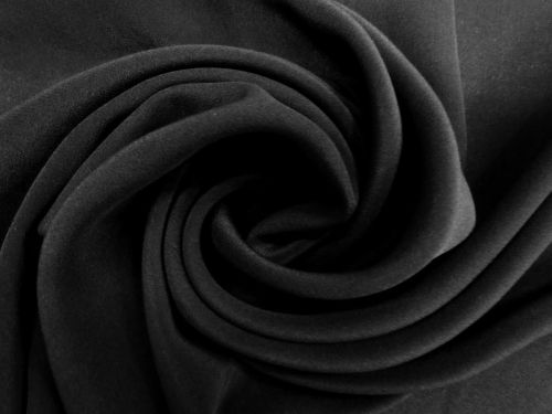 Great value Silk Crepe De Chine- Bristol Black #11494 available to order online New Zealand