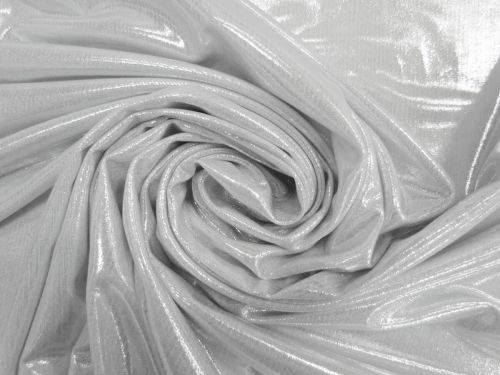 Great value Shimmering Foile On Jersey- Starlight Silver #11527 available to order online New Zealand