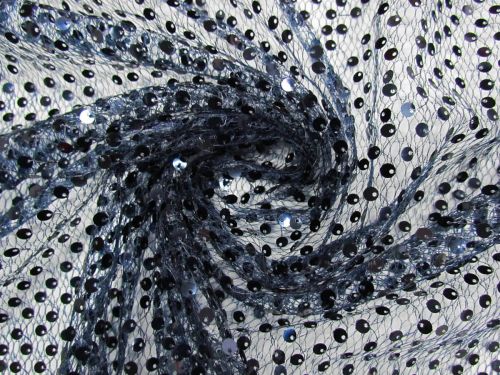 Great value Disco Dancing Sequin On Net- Navy #11534 available to order online New Zealand