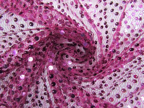 Great value Disco Dancing Sequin On Net- Deep Pink #11535 available to order online New Zealand