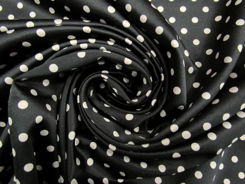 Great value Audrey Spot Stretch Satin #11537 available to order online New Zealand