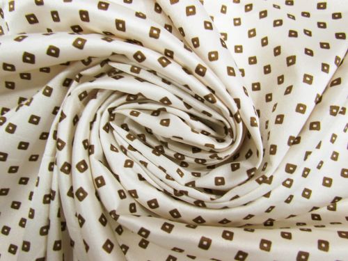 Great value Espresso Squares Stretch Satin #11538 available to order online New Zealand