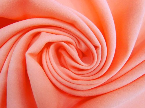 Great value Satin Back Crepe- Salmon Pink #12026 available to order online New Zealand