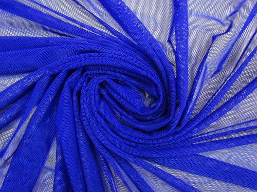 Great value 2 Way Stretch Mesh- Royal Blue #11578 available to order online New Zealand