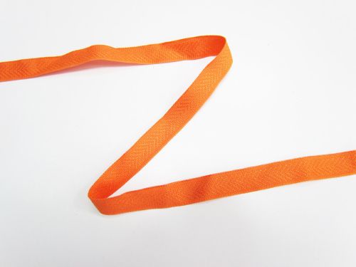 Great value 18mm Chevron Ribbon Tape- Racer Orange T535 available to order online New Zealand