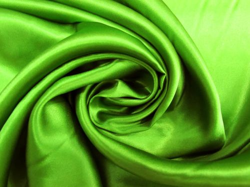 Great value Silk Charmeuse Satin- Poison Apple Green #11816 available to order online New Zealand