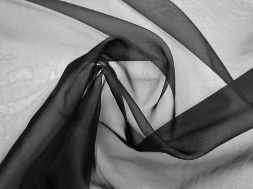 Great value Silk Organza- Cha Cha Black #11596 available to order online New Zealand