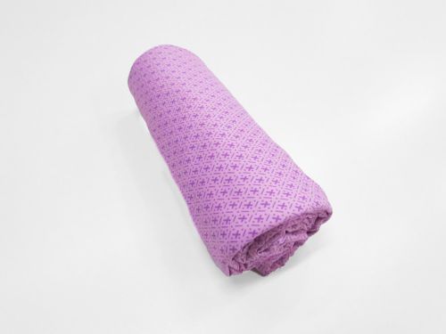 Great value 1m Mini Roll Remnant- Little Crosses Spandex- Candy Purple available to order online New Zealand