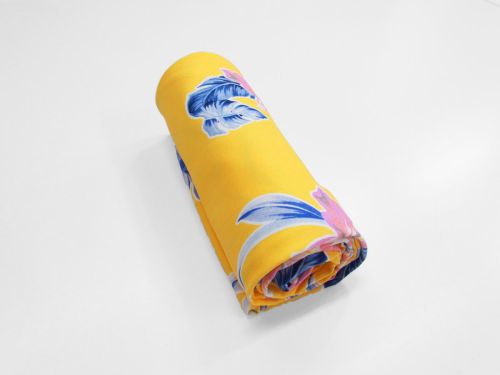 Great value 1m Mini Roll Remnant- Tropical Sands Spandex available to order online New Zealand