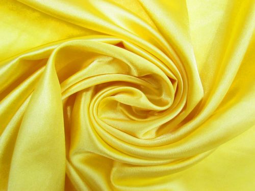 Great value Stretch Satin- Buttercup Yellow #11637 available to order online New Zealand