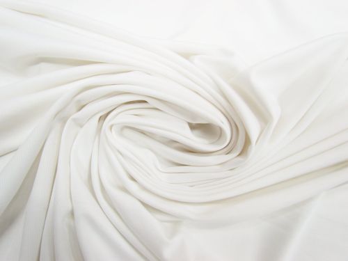 Great value Lightweight Matte Spandex- Creamy White #17723 available to order online New Zealand